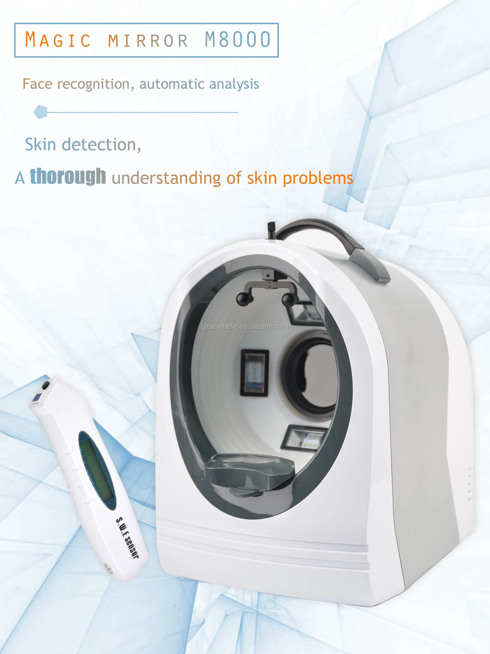 Professional Visia Face Uv Skin Face Analyzer 3d Facial Moisture