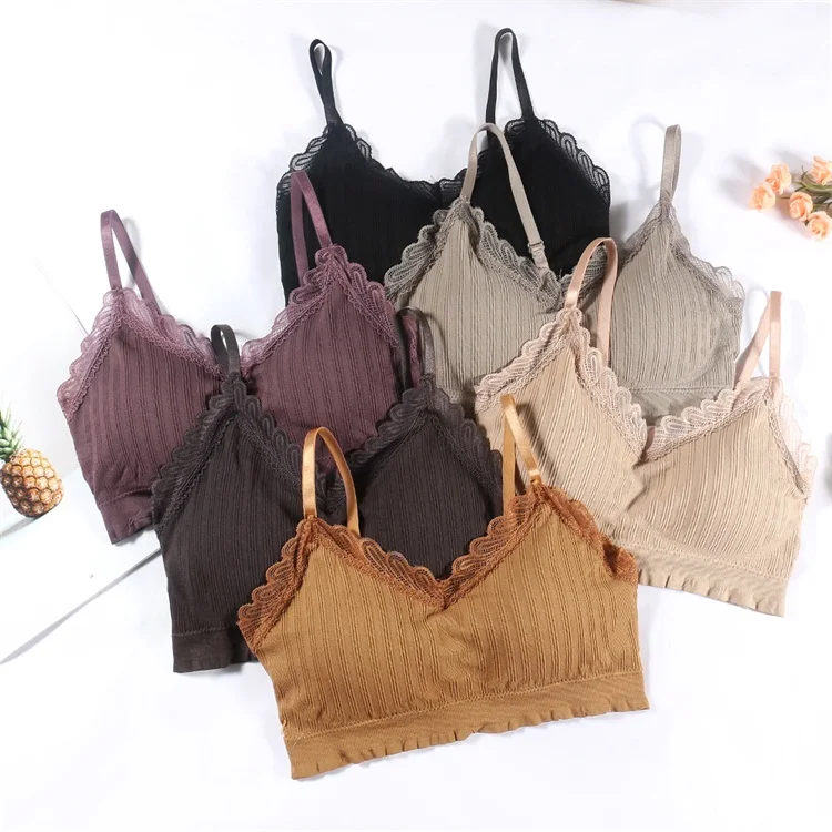 

Quick dry push up black beige gray fashion bra underwear bra strap elastic floral bra with no washing label