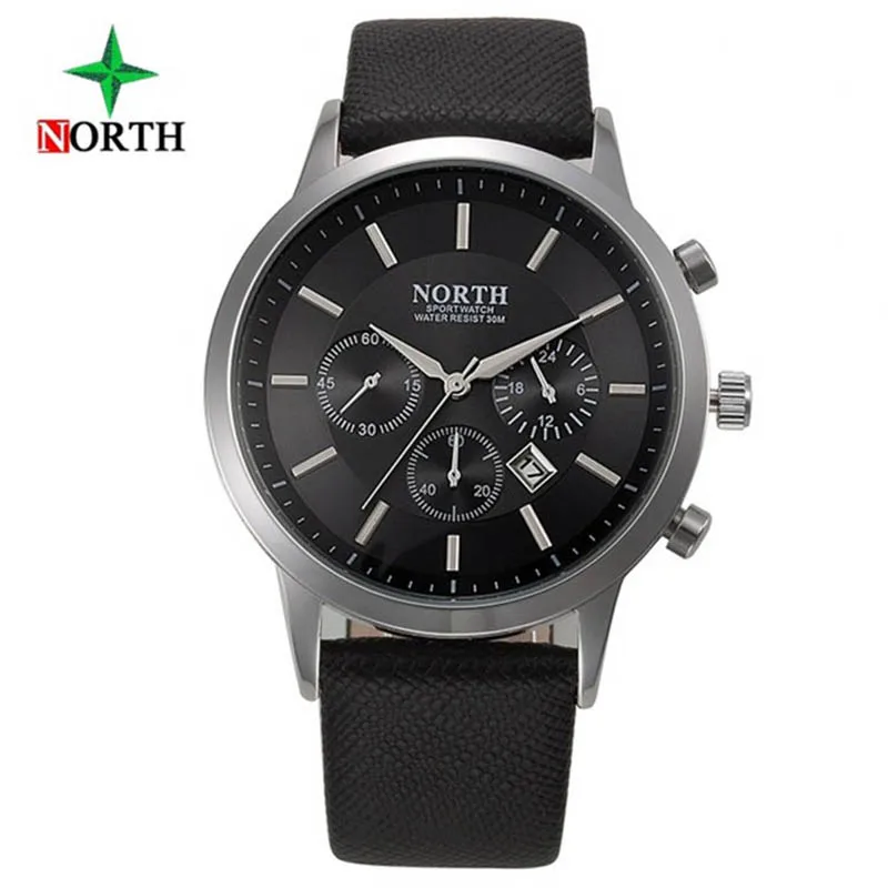 
North Watch 2019 Wholesale Watches Men Wrist Luxury Quartz Waterproof Fashion Sport Wristwatch Male Leather Wrist Watch Digital 