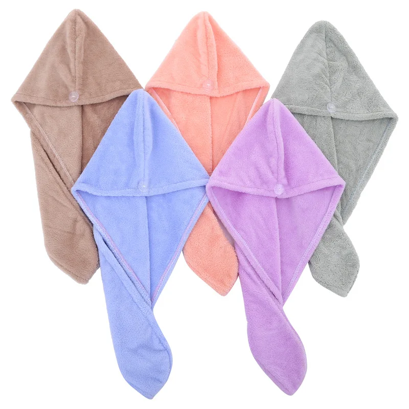 

Fashion Microfiber Hair Towel Drying Hair Wrap Hair Drying Cap Towel