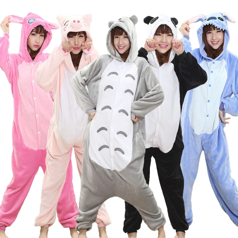 

Cartoon Onesie Animal Pajama Flannel Pijama animal onesie