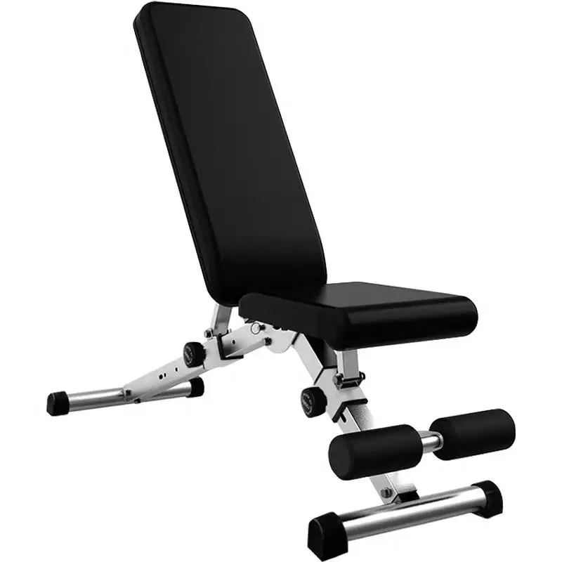 

Home Fitness Equipment Adjustable Folding Dumbbell Stool Cheap Delivery Fast Bench, Black