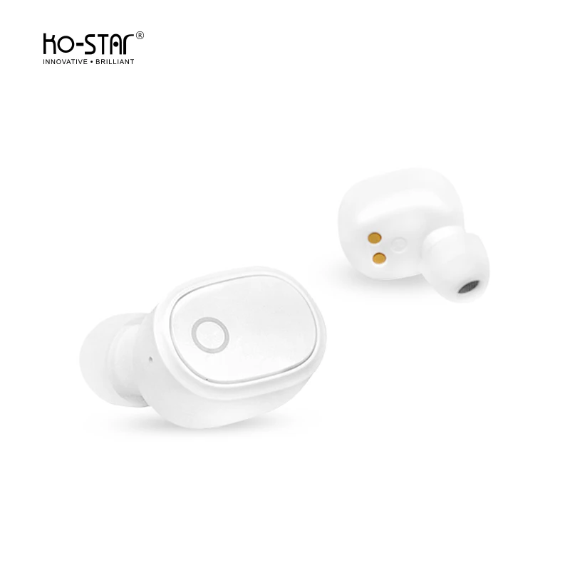 

TWS 5.0 Bluetooth Headphones Deep Bass Stereo in-Ear Earphones Built-in Mic for Sports, Black