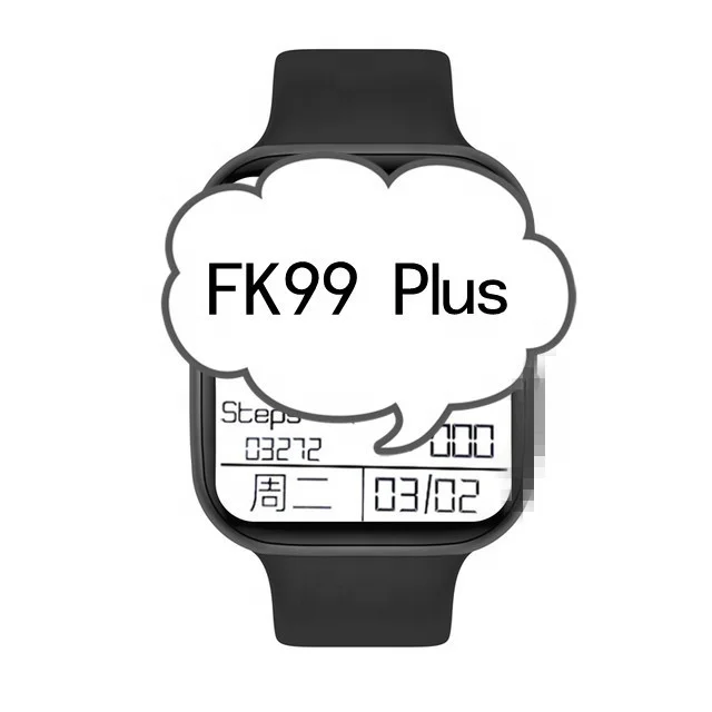 

IWO FK99 Plus Smart Watch Women Full Touch Screen 1.75inc 44mm BT Call Blood Pressure smartwatch For iphone 11 12 pro 13 mini