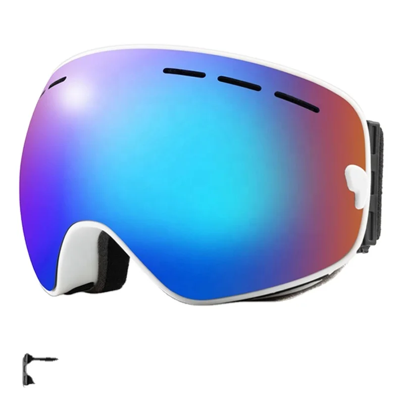 

Poc Double Side Anti-Fog Ski Sun Glasses, Imported From Italy Double Anti-Fog Film Comma Fully Coated Ski Glasses/, Custom colors