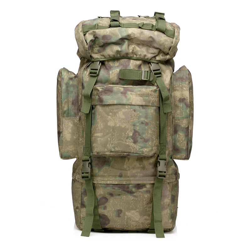 

70L High Capacity Climbing Hiking Backpack Outdoor Military With Rain Cover Backpack