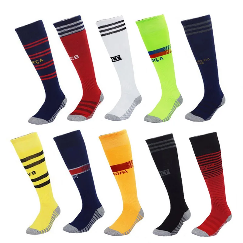 Women Men kids cotton compression socks Competition racing Stocking race Football Stocking Thick Soccer socks