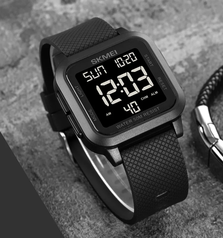 

skmei 1894 factory wholesale price led waterproof custom brand reloj digital sport wrist men watch