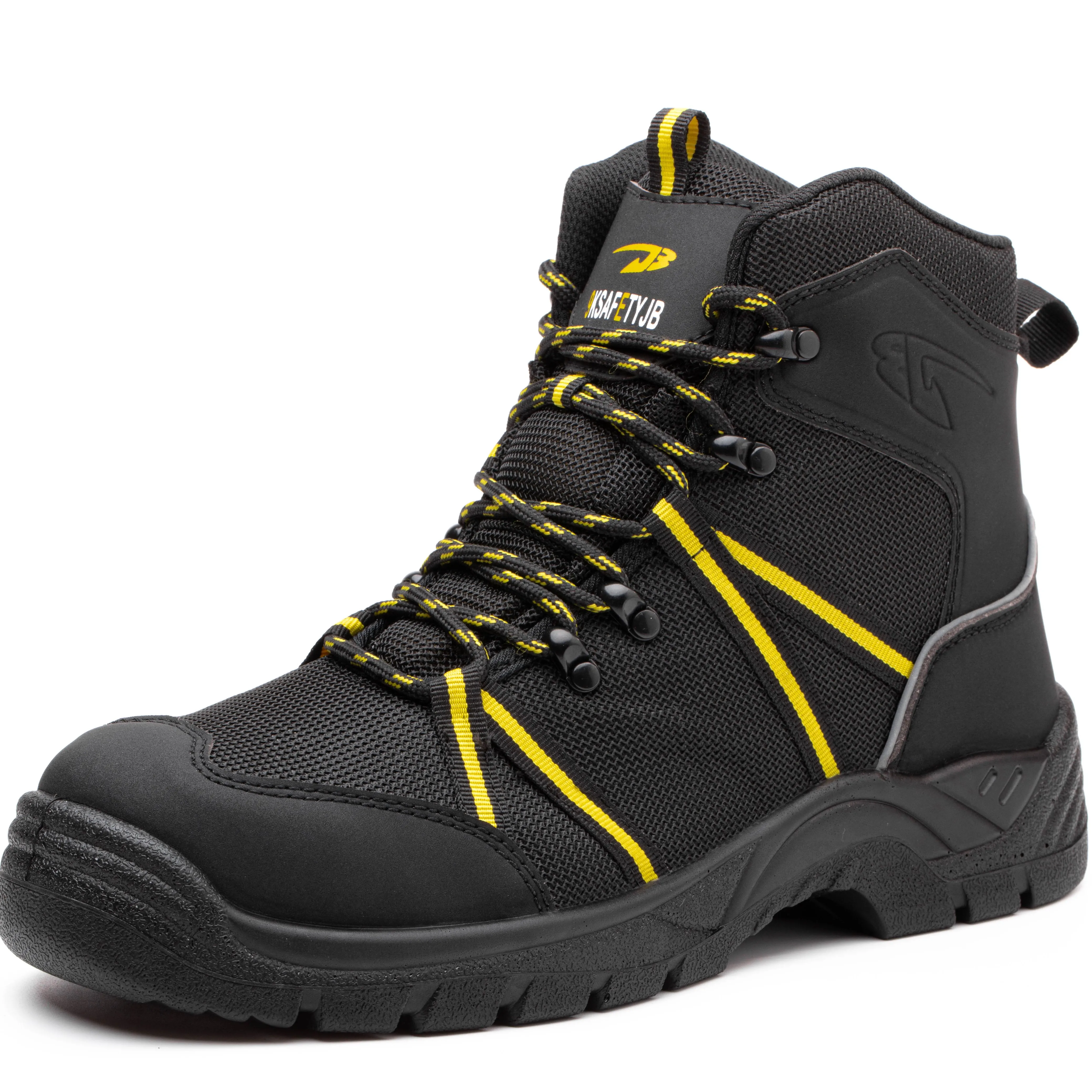 

Fashion new breathable men high-top anti-smash and anti-puncture work lightweight wear-resistant safety protective shoes, As the pictures show