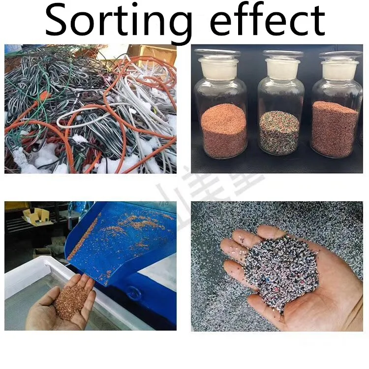 Air Conditioner Radiator Copper Plastic Separator Machine