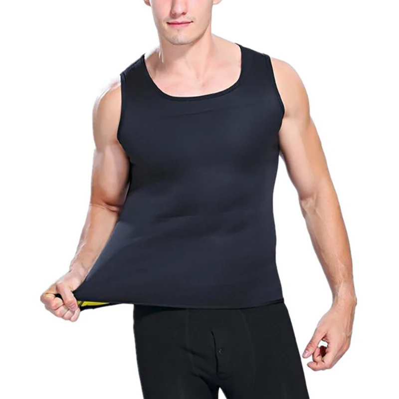 

New Hot Body Slimming Trainer Men Shaper Waist Training Corsets, Black, black+yellow,orange, grey,blue