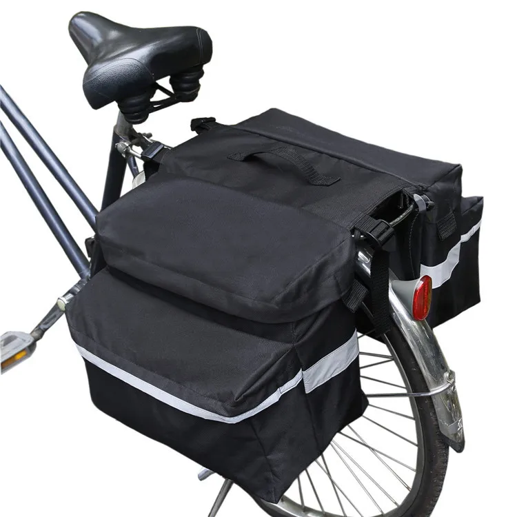 

2021 Amazon hot sale folding Travel waterproof black fashion bicycle bags bike pannier bag for bikes