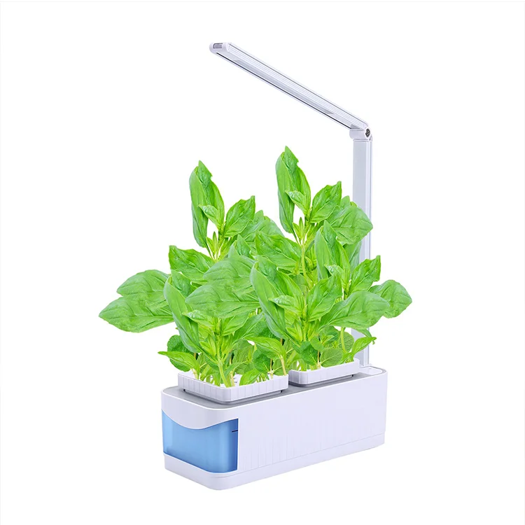 

Hydroponic Smart Herb Garden Indoor Planting with LED Plant Growing Light Mini Garden Kit for Home Office