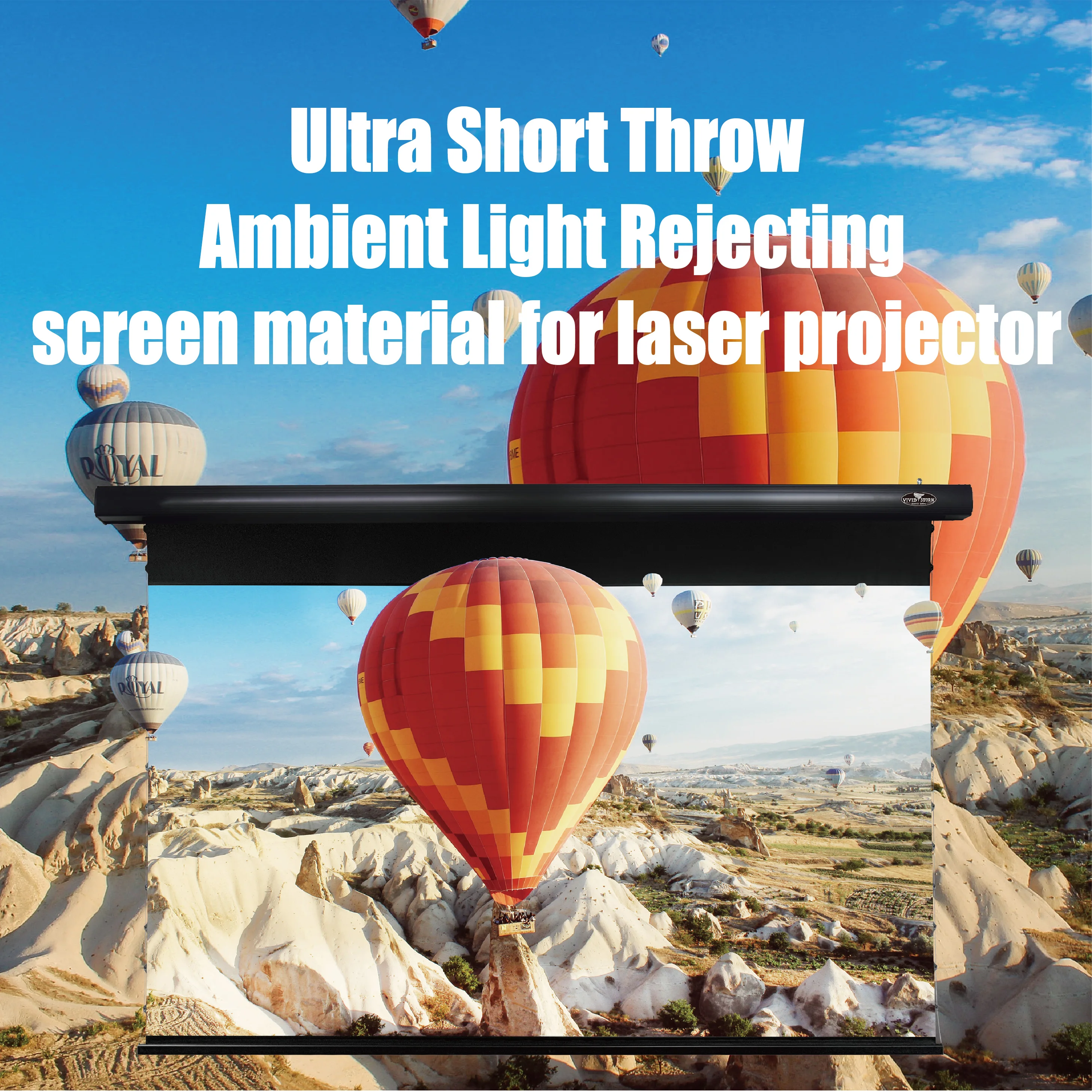 Vividstorm Ust Projector 100 Inch Ultrashort Throw Ambient Light