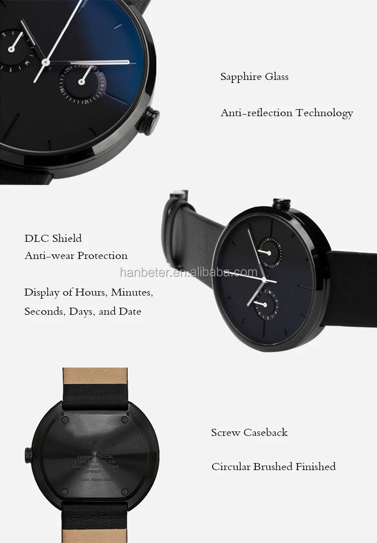 OEM Service Custom Logo Branded Watch Men Wrist Watch With Sapphire Glass