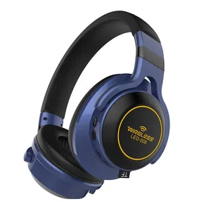 Wireless Sport Headphones Noise Cancelling LED Light