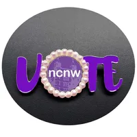 

NCNW Purple Vote Pin Brooch Jewelry