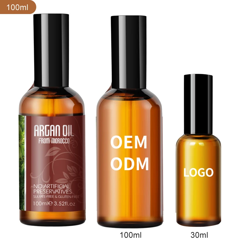 

Wholesale Argan Oil Leave in Oil Treatment Smooth And Soft Super Moisture Provides Deep Hydration 30ml/100ml