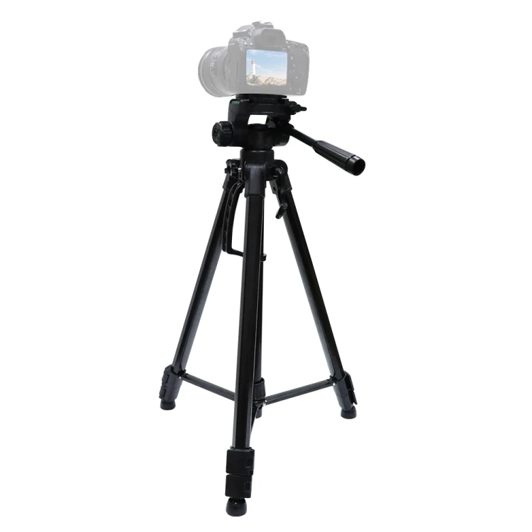 

L-3600 Live Tripod with Three-Dimensional Damping Gimbal Detachable Quick Release Plate Tripod Holder for SLR Camera, Black