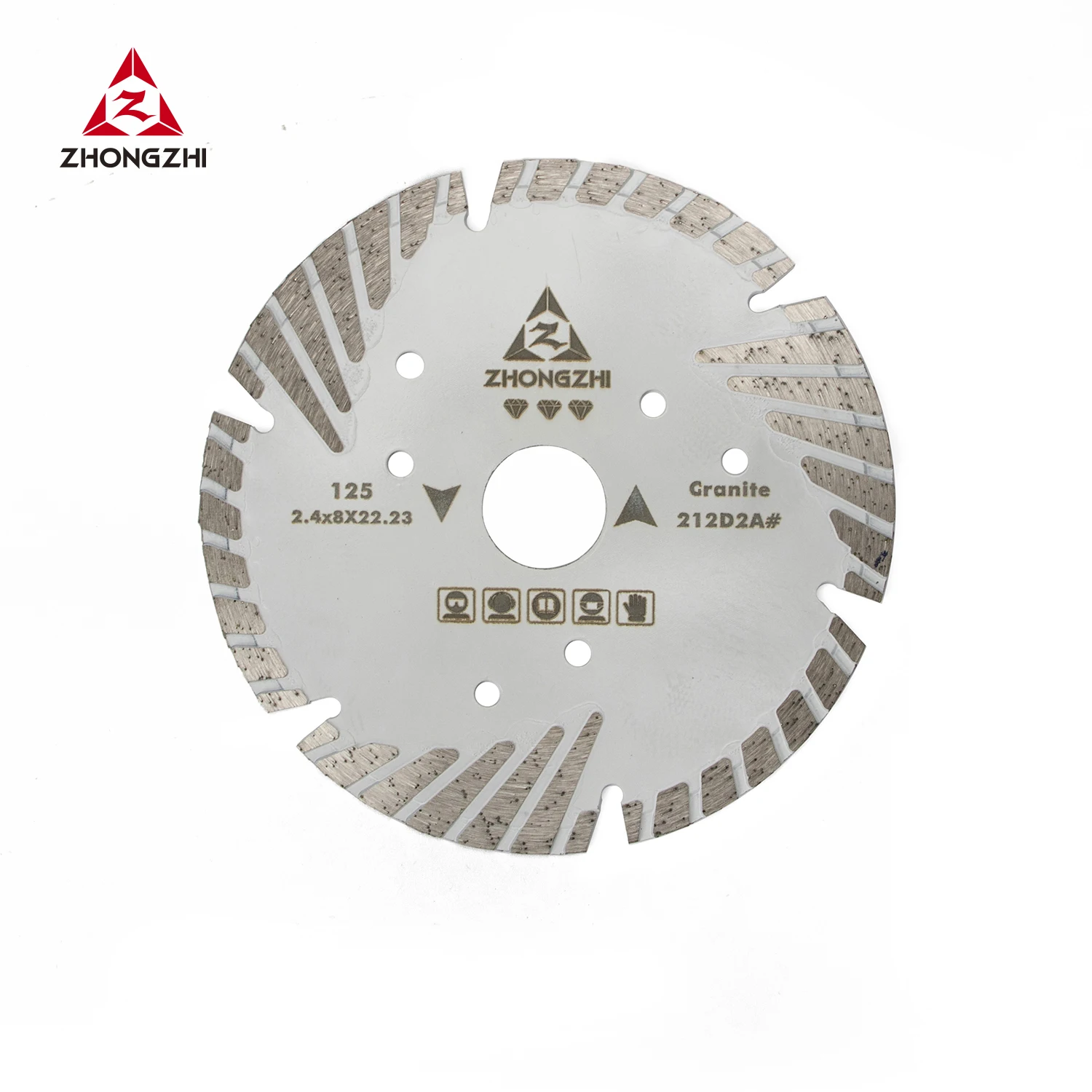 

125mm Hot Pressed Sintered Diamond Dry Cutters for Granite Natural Stones for Angle Grinder, Upon request