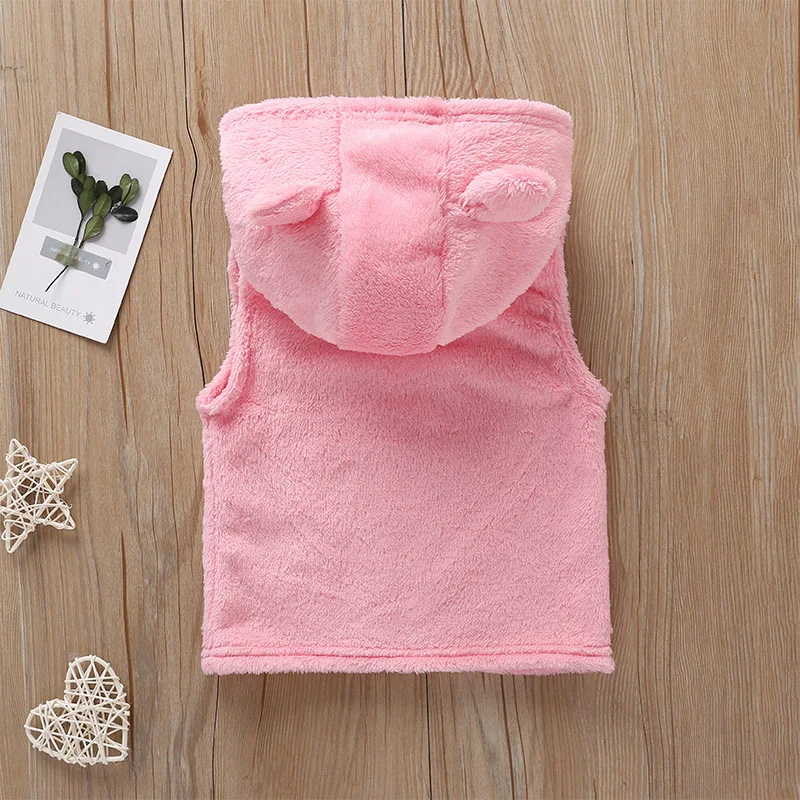 

Pink Cashmere Baby Girl Clothing Hoodie Waistcoat