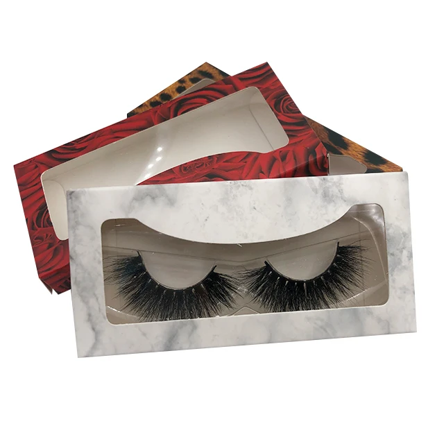 

Wholesale high quality 3d mink lashes with pretty box, Natural black