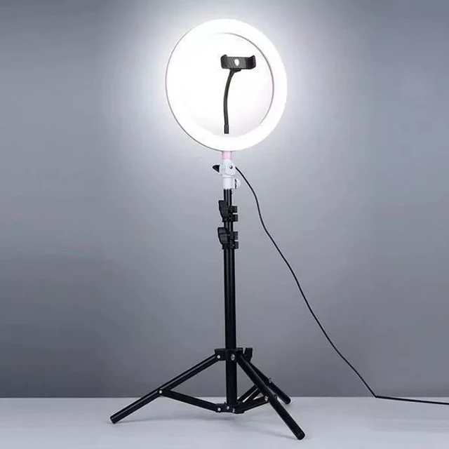 

factory led ring light with tripod phone holder remote control DC5V USB charger ringlight 18 inch, 2700-6500k