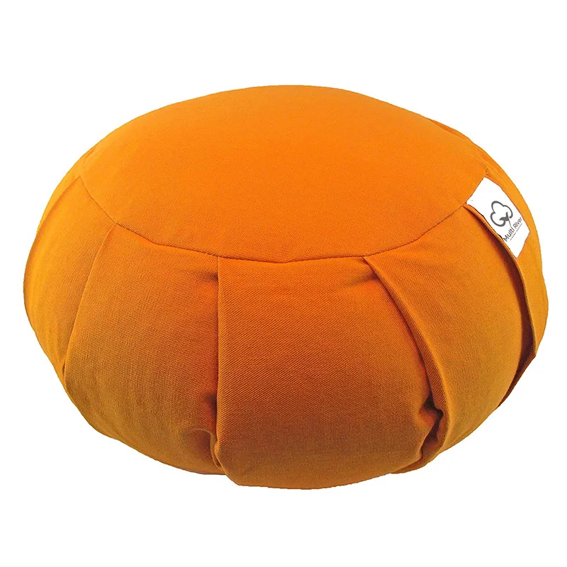 

Keepeak 100% Cotton Yoga Meditation Pillow Round Zafu Yoga Meditation Cushion, Customized color
