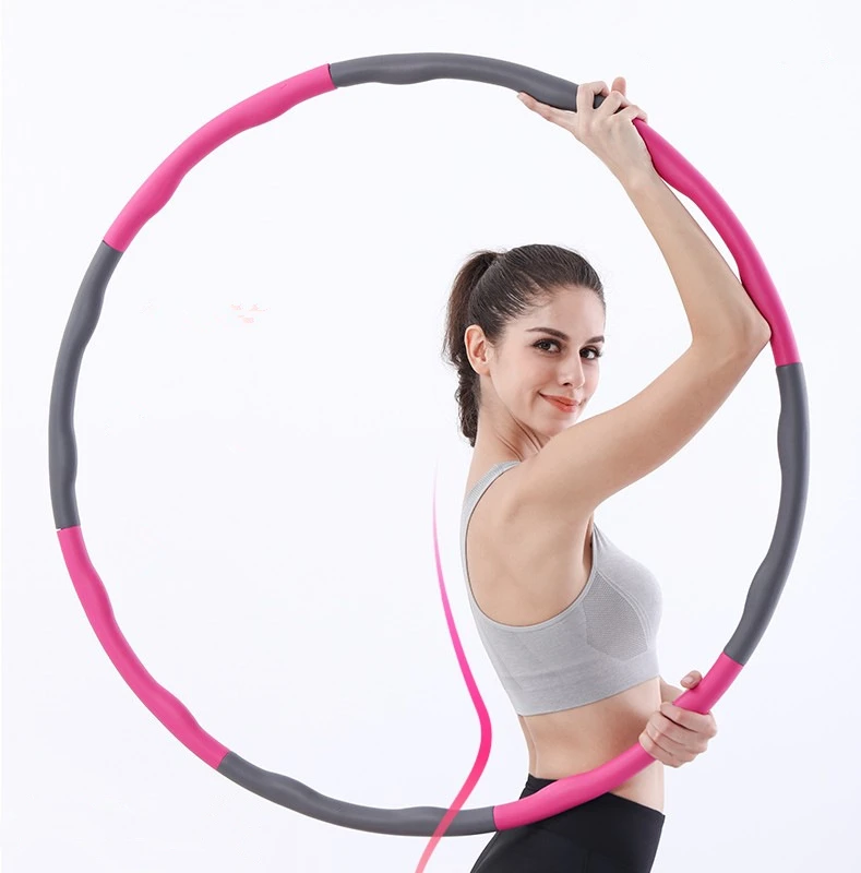 

Free Assembly Hula Ring Hoop for Weight Lose Gym Equipment Weighted Fitness Hula Hooping