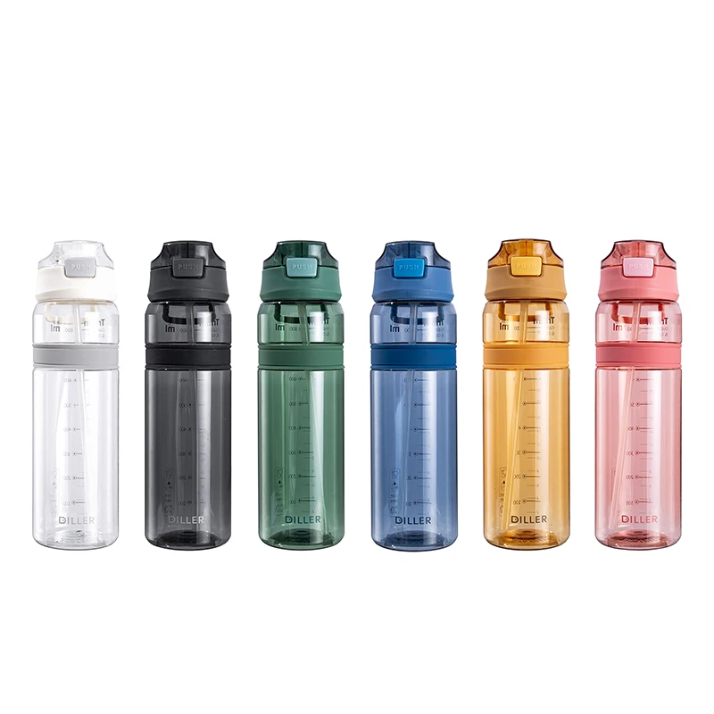 

Sports Drinking Fitness Workout Tritan Water Bottle Frosted Water Bottle Gym Water Bottle, Green/blue/yellow/pink/white/black