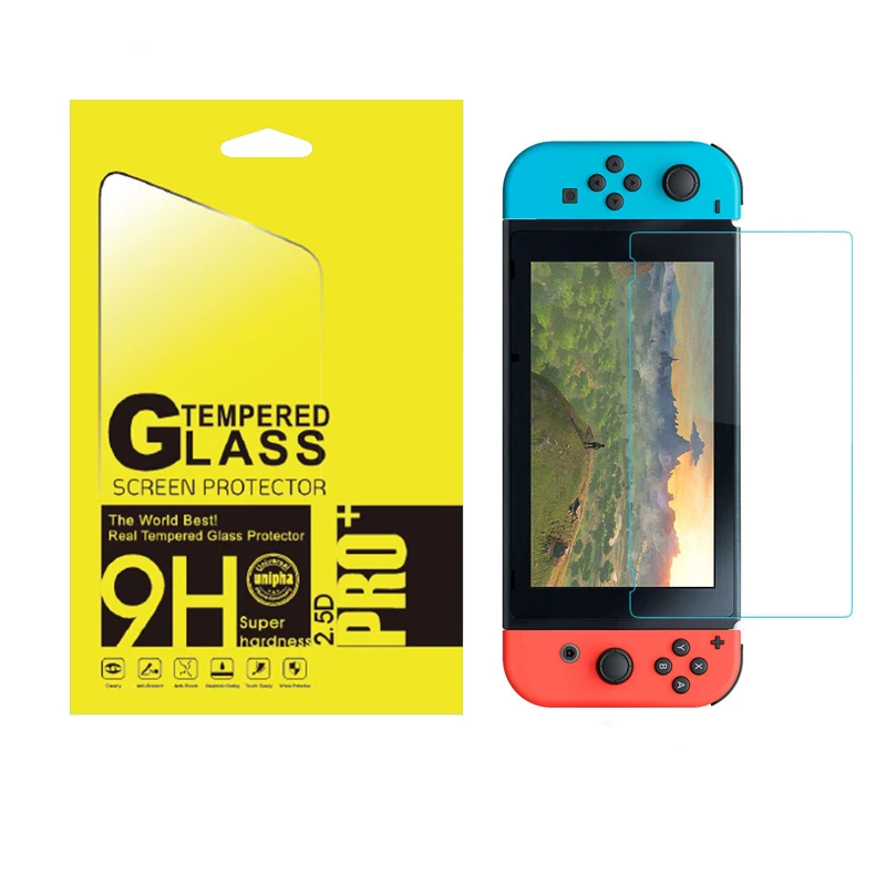 

Screen Protector For Nintendos Switch Tempered Glass HD Protective Glass Anti-shatter For Nintendos Switch Oled With Retail Box, Crystal clear