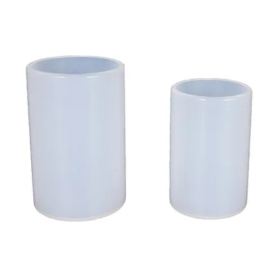 

Resin Silicon Cylinder for Flower Pot Molds Silicone Pots Mold, White