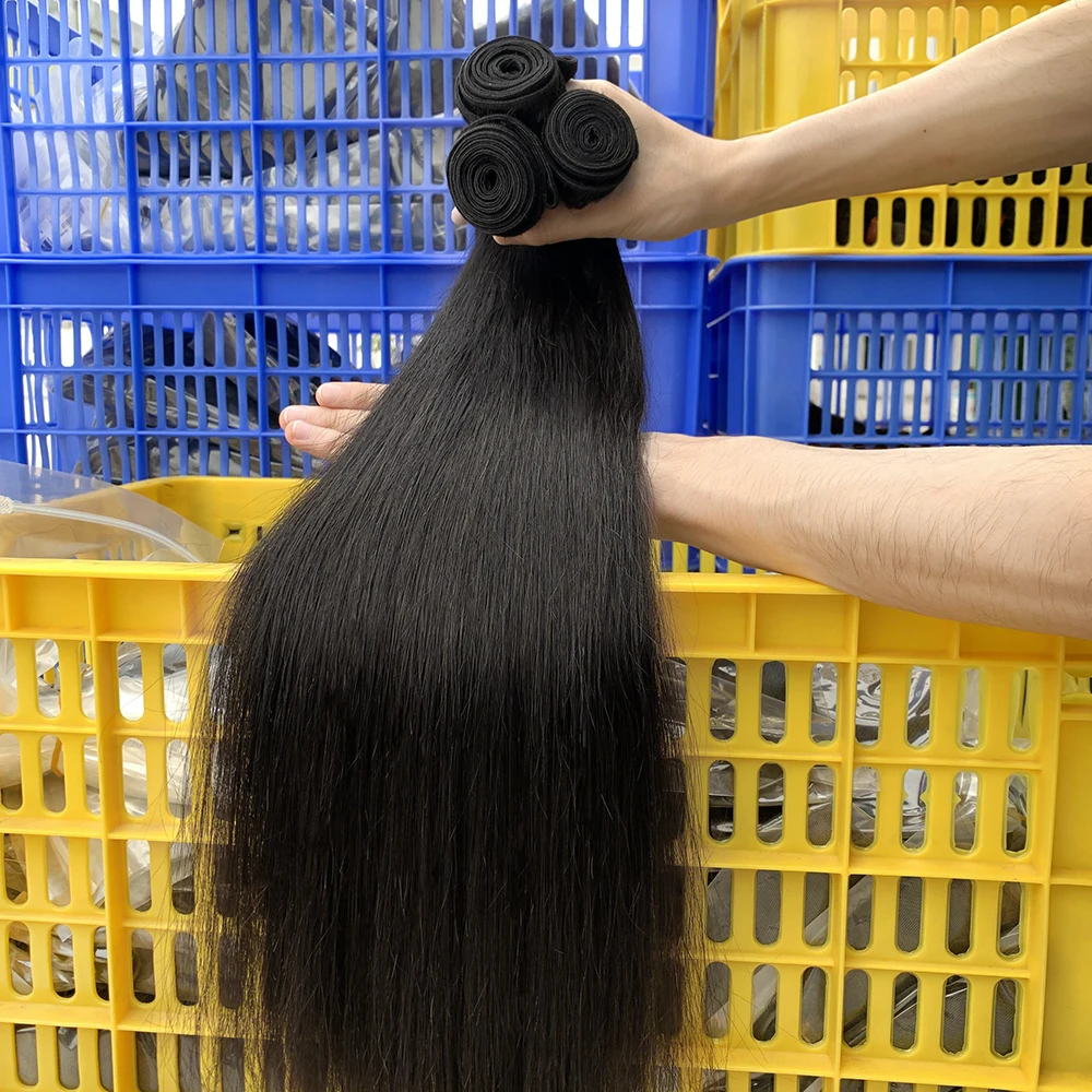 

100% unprocessed raw virgin Brazilian cuticle aligned hair, Natrual black color cuticle aligned hair