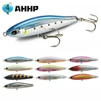 

AHHP 80mm 18g Pencil Fishing Lure Artificial Hard Bait isca artificial Peche Bass Lure PE025