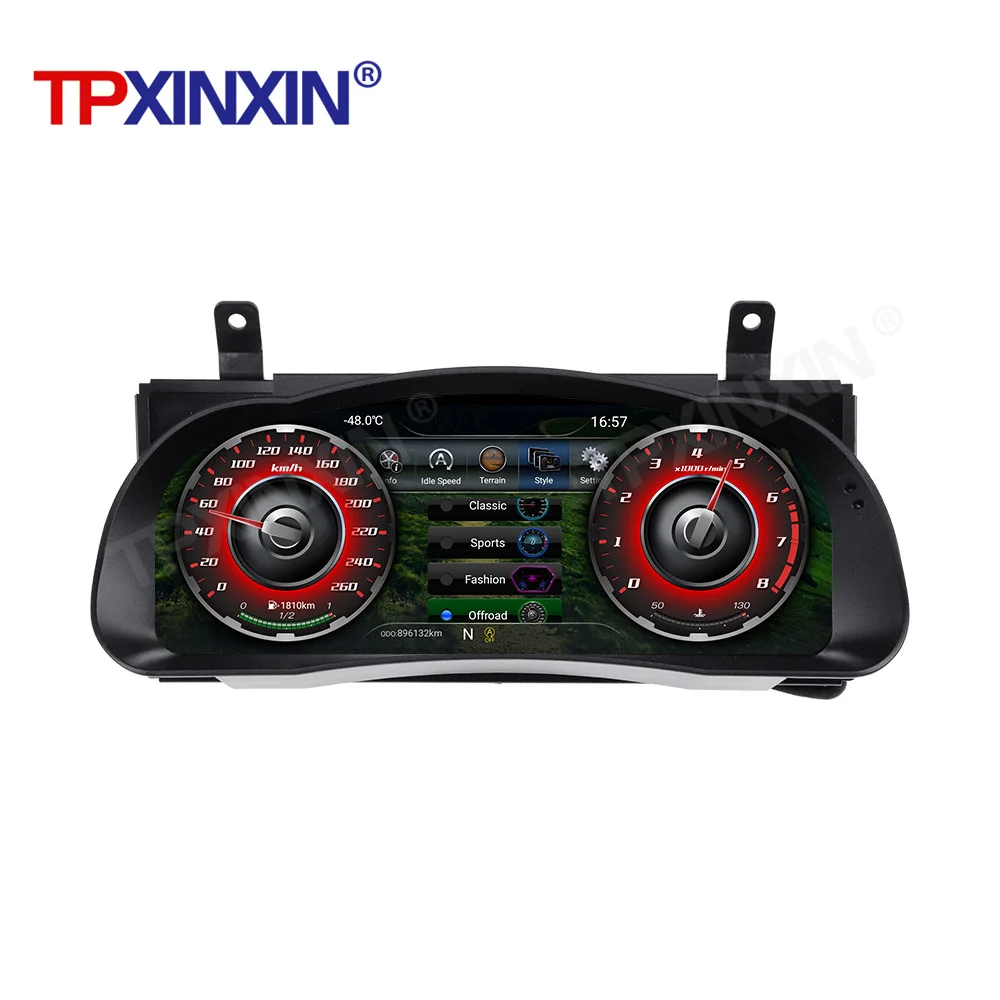 

For TOYOTA Highlander 2015-2019 Meter Screen Android 9.0 Car LCD Instrument Panel Modified and Upgraded Multifunctional