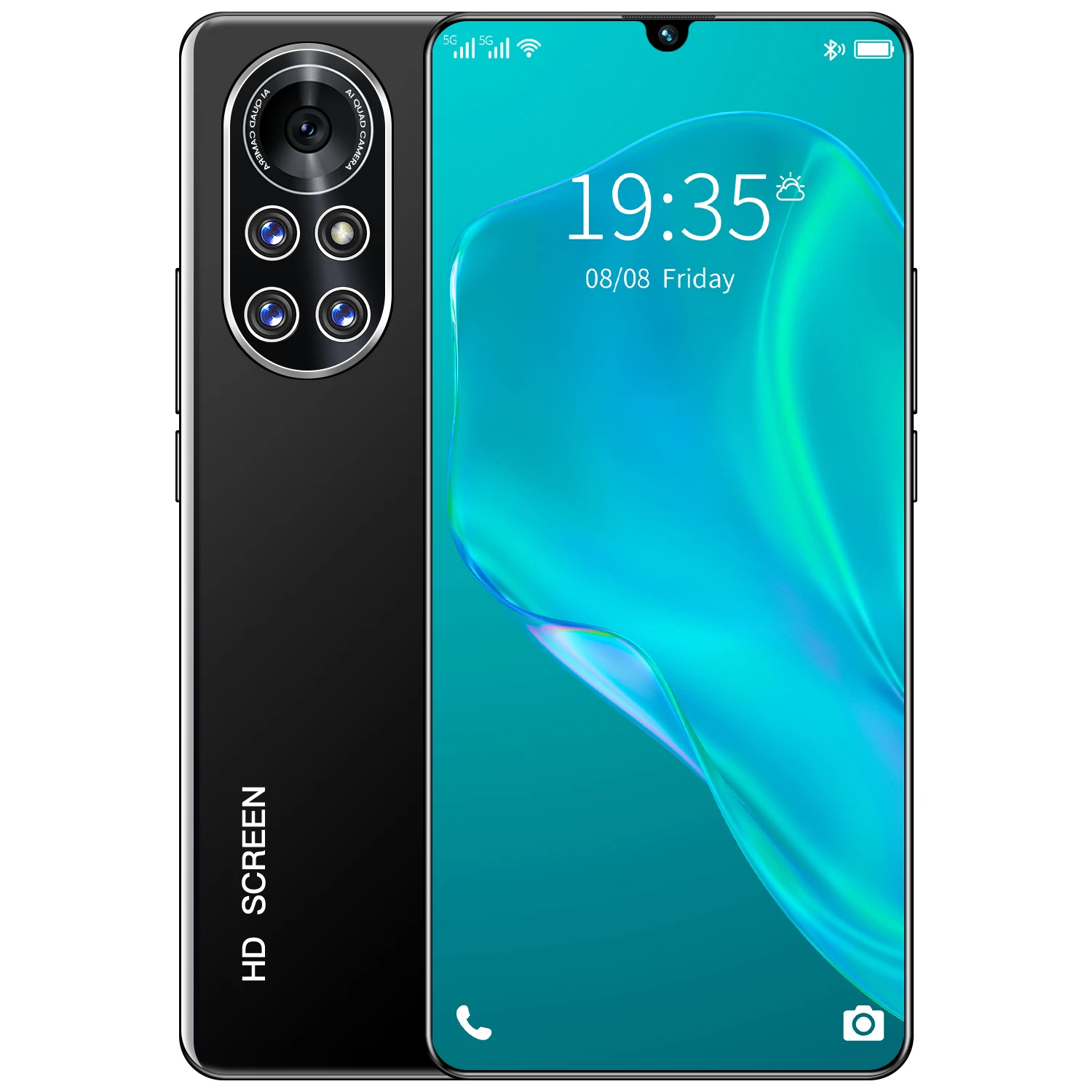 

GPS Nowa8 Pro 5G Wifi Face Unlock 7.1 Inch HD Full Screen Dual Card G-sensor Mobile E Phones Cheap 5G, 3 colors