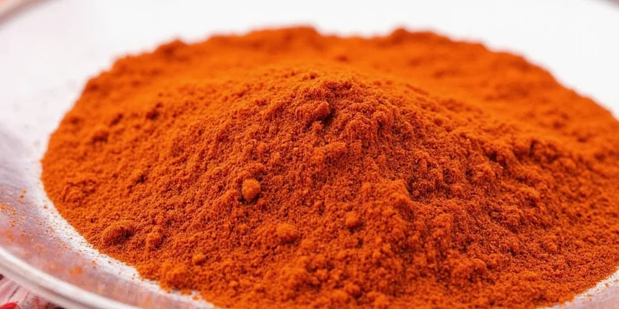 Cook smiling while holding spices