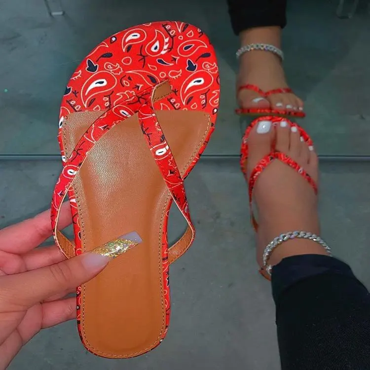 

PDEP 2020 summer beach slippers high quality slides for ladies fashion flat Bohemia sandals comfortable women slides