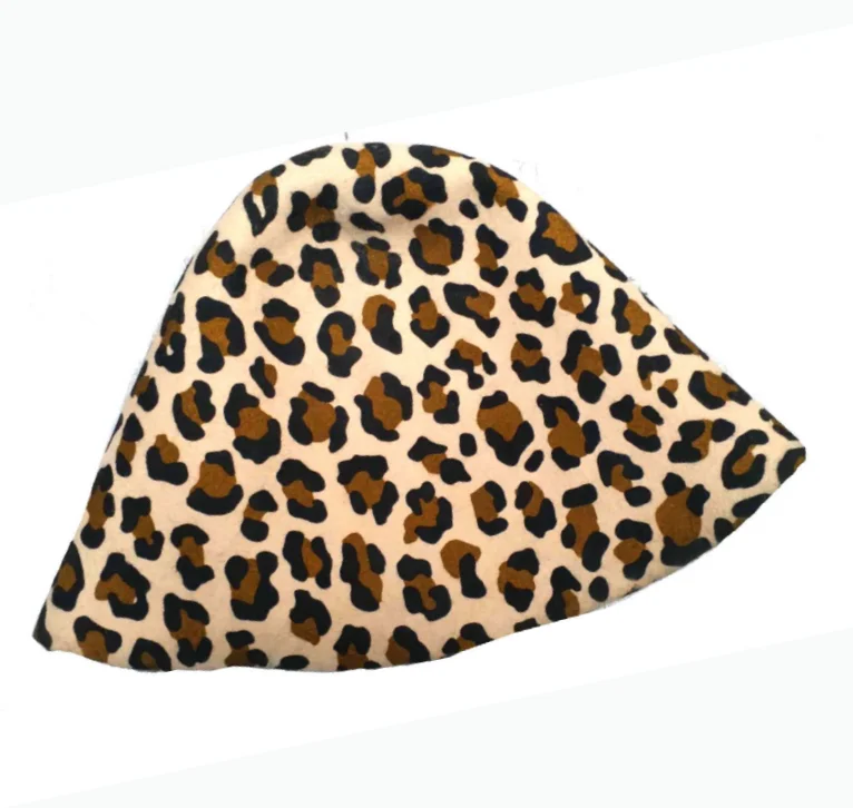 Wool Felt Hat Factory/ Wool Hat Body Men Women Leopard Print Wool Felt ...