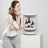 Bathroom 360 Degree Rotating Triangle Shelf Kitchen Toilet Shelf Corner Shelf Bathroom Storage Rack Cabinet Multi Layer