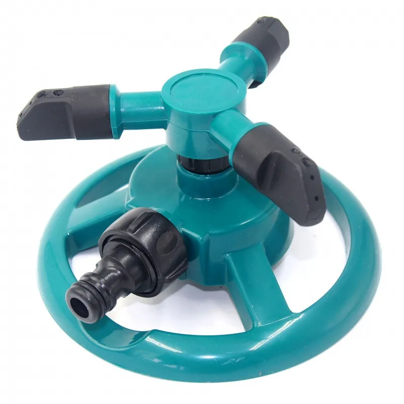 

Garden Sprinkler sprayer 360 Degree Automatic Watering Grass Lawn Water Sprinkler 3 arms Rotary Nozzle spray irrigation tools