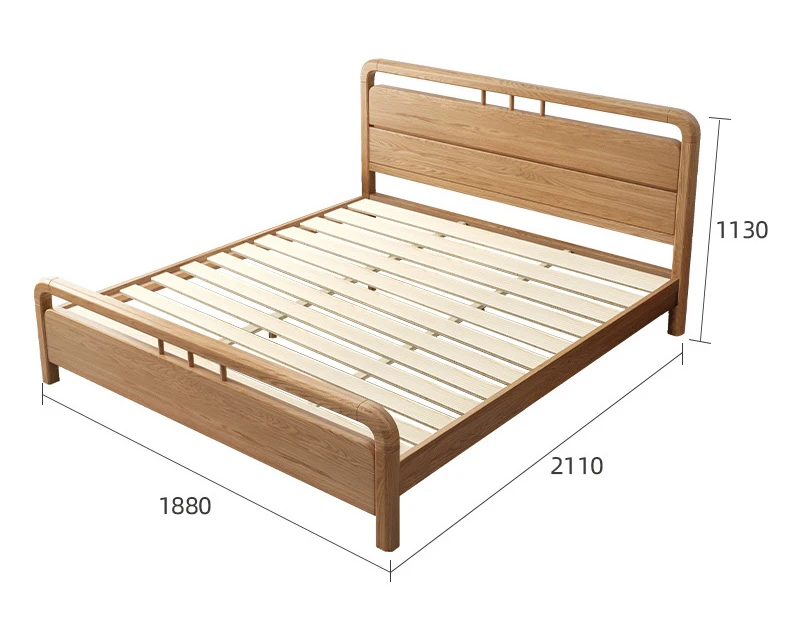 product-Hot Sale Luxury Modern Set Chinese Latest Frame Simple Design King Size Furniture Wooden Bed-1