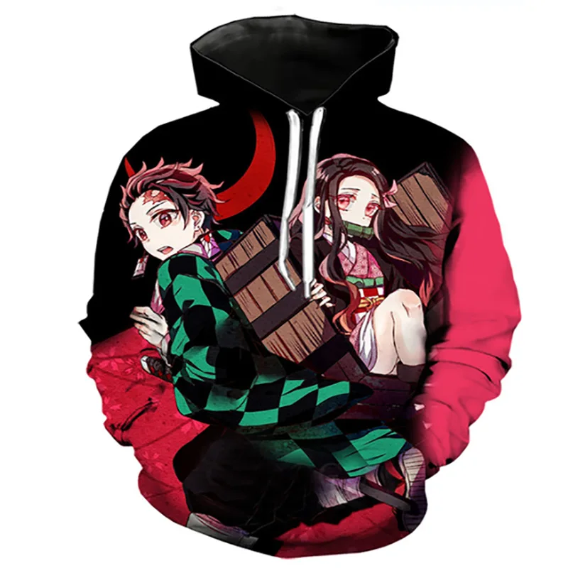 

Demon Slayer Kimetsu no Yaiba custom logo pullover printing Sweater Hoodie