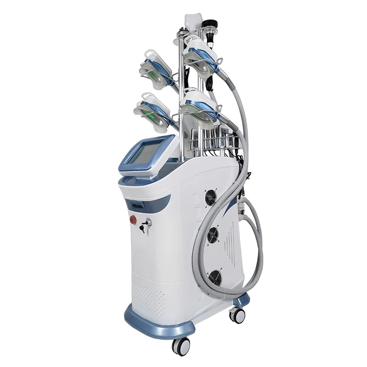 

professional fat freezing machine with 5 cryo handles cavitation rf and laser hand