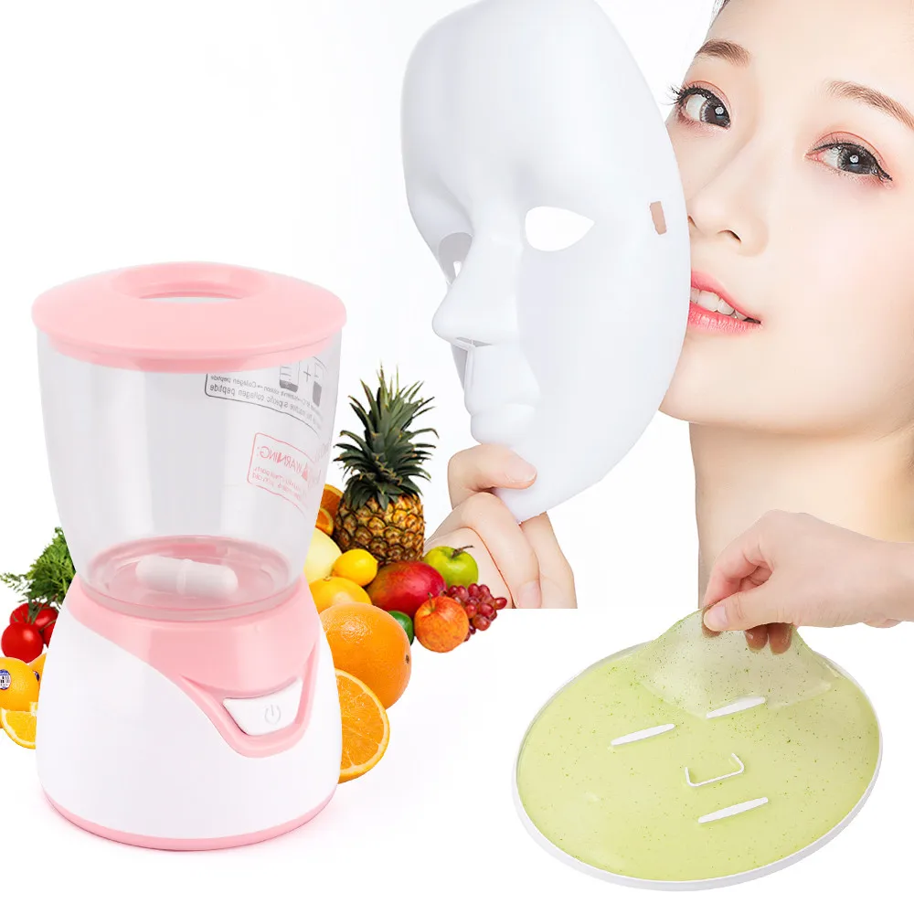 

Wholesale Vegetable Collagen Facial Spa Shrink Pore Moisturizing Anti Aging Beauty Skin Care face Automatic Maker, Pink