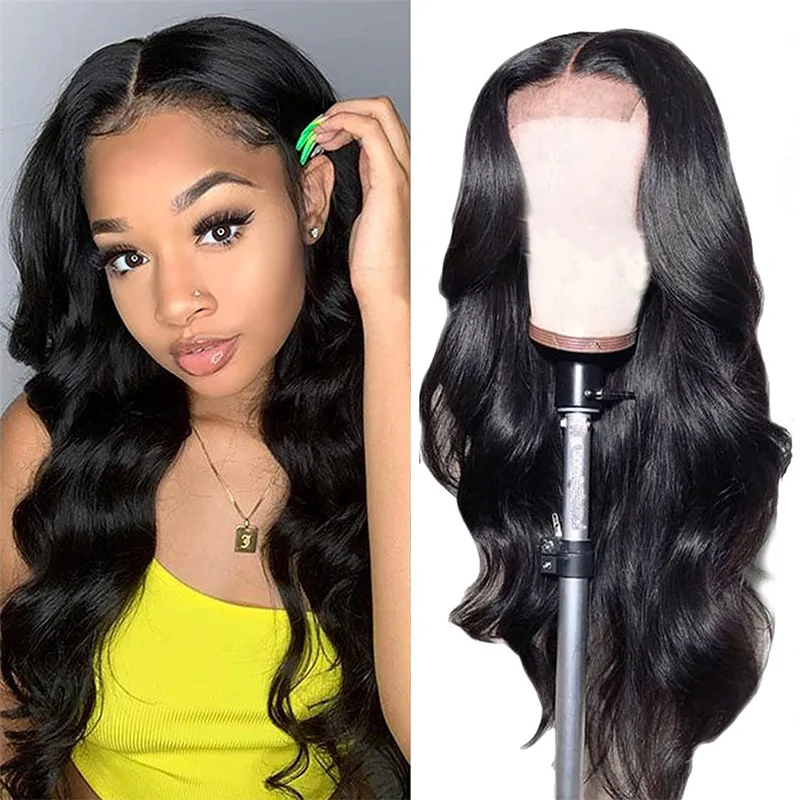 

Factory wholesale direct sales Hand-woven 4x4 body wave lace front human hair wigs