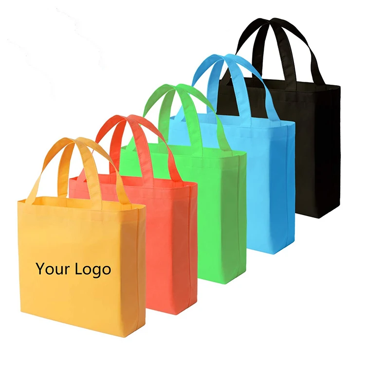 

YASEN Cheap PP Non Woven Eco Bag Custom Company LOGO Design Promotional Polypropylene Nonwoven Shopping Tote Bags