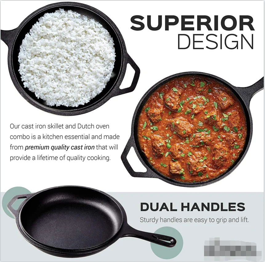 Pre-seasoned Cast Iron 2-in-1 Multi Cooker - 3-quart Dutch Oven And Skillet Lid Set Oven Safe Cookware - Use As Dutch Oven And F - Buy Dutch Oven ,Preseasoned,Cast Iron Product on Alibaba.com Pre-seasoned Cast Iron 2-in-1 Multi Cooker - 3-quart Dutch Oven And Skillet Lid Set Oven Safe Cookware - Use As Dutch Oven And F - Buy Dutch Oven ,Preseasoned,Cast Iron Product on Alibaba.com
