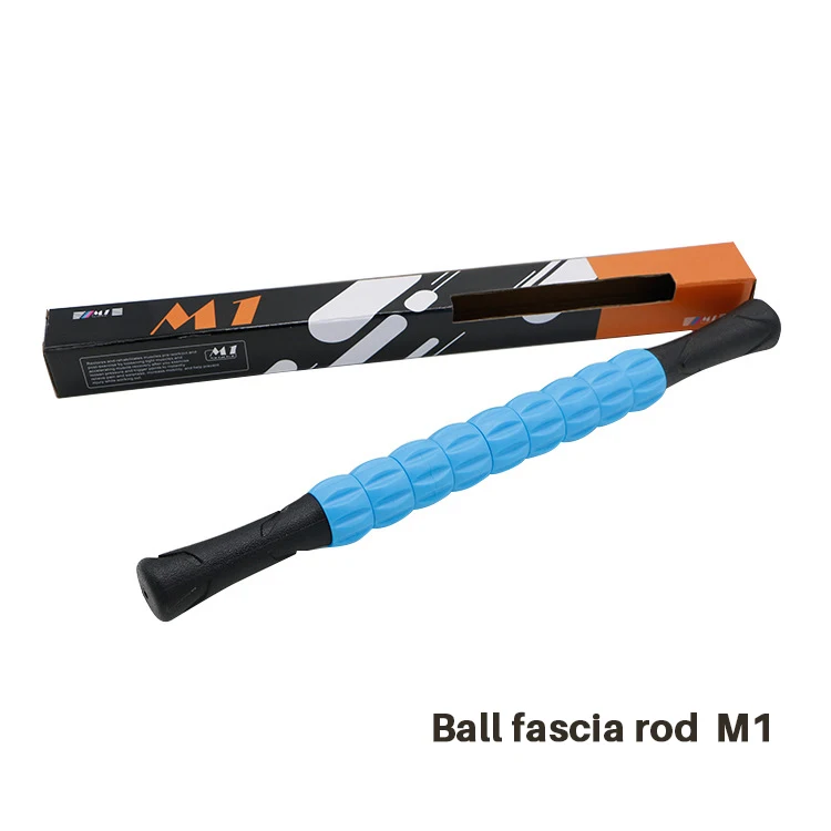 

PVC Yoga Gym Massage Fitness Stick Body Relax Roller Home Exercise
