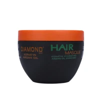 

DIAMOND Keratin Argan Oil hair care mask deep repair damaged hair masque 250ML